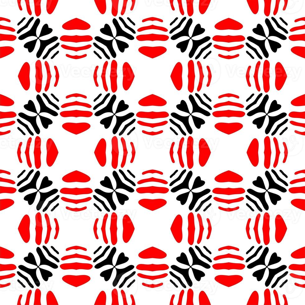 Abstract geometric seamless pattern.Modern geometric background with Bold Lines.seamless Russian style black Geometric background.Tile seamless pattern. Black and white geometric background. photo