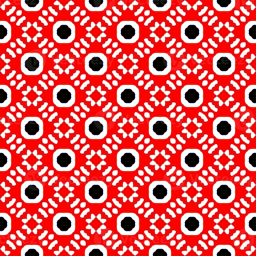 Abstract geometric seamless pattern.Modern geometric background with Bold Lines.seamless Russian style black Geometric background.Tile seamless pattern. Black and white geometric background. photo