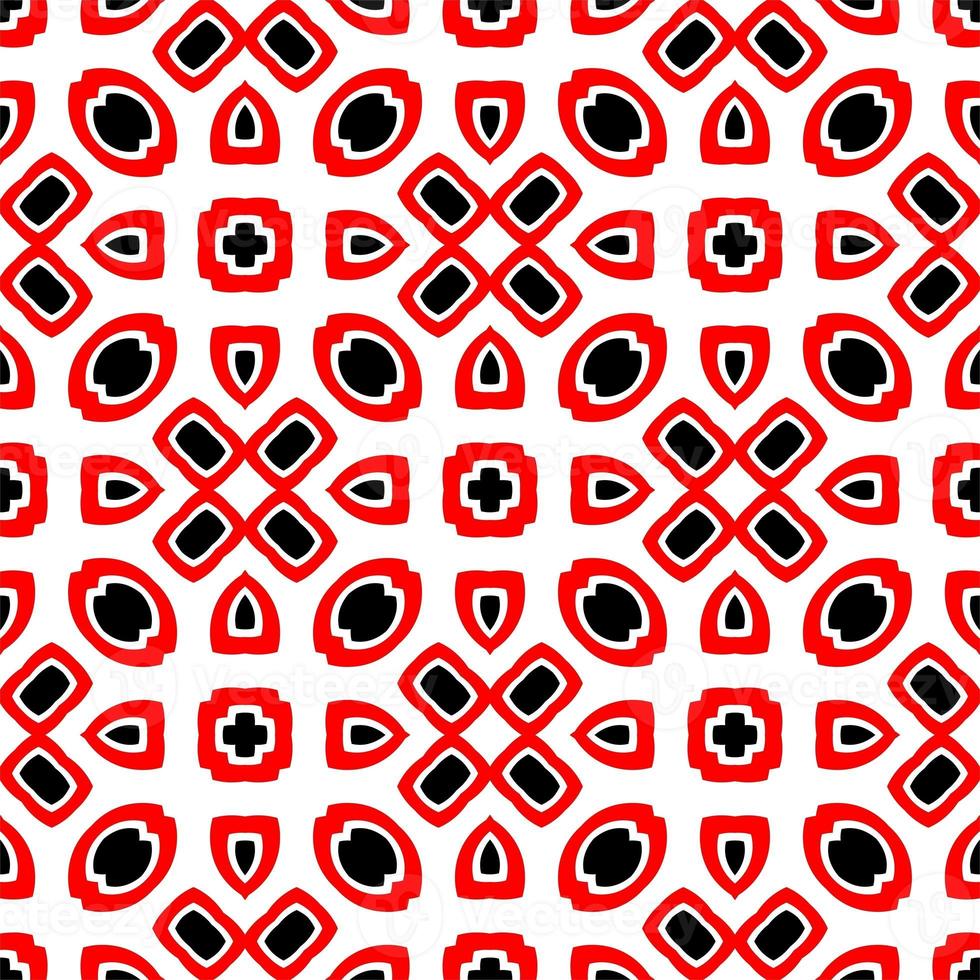 Abstract geometric seamless pattern.Modern geometric background with Bold Lines.seamless Russian style black Geometric background.Tile seamless pattern. Black and white geometric background. photo