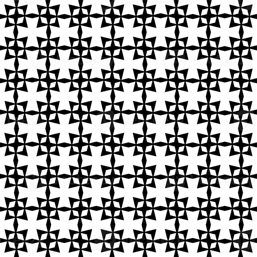 Monochrome linear pattern, diamond, square, seamless vector background.Black rhombus on white background photo