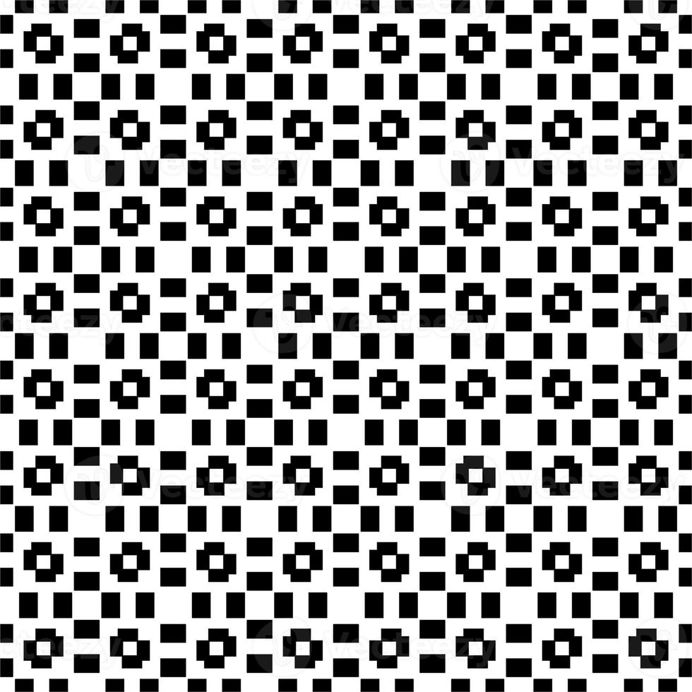 Monochrome linear pattern, diamond, square, seamless vector background.Black rhombus on white background photo