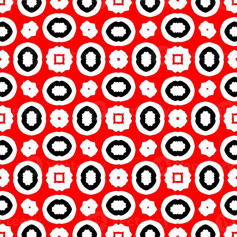 Monochrome linear pattern, diamond, square, seamless vector background.Black rhombus on white background photo