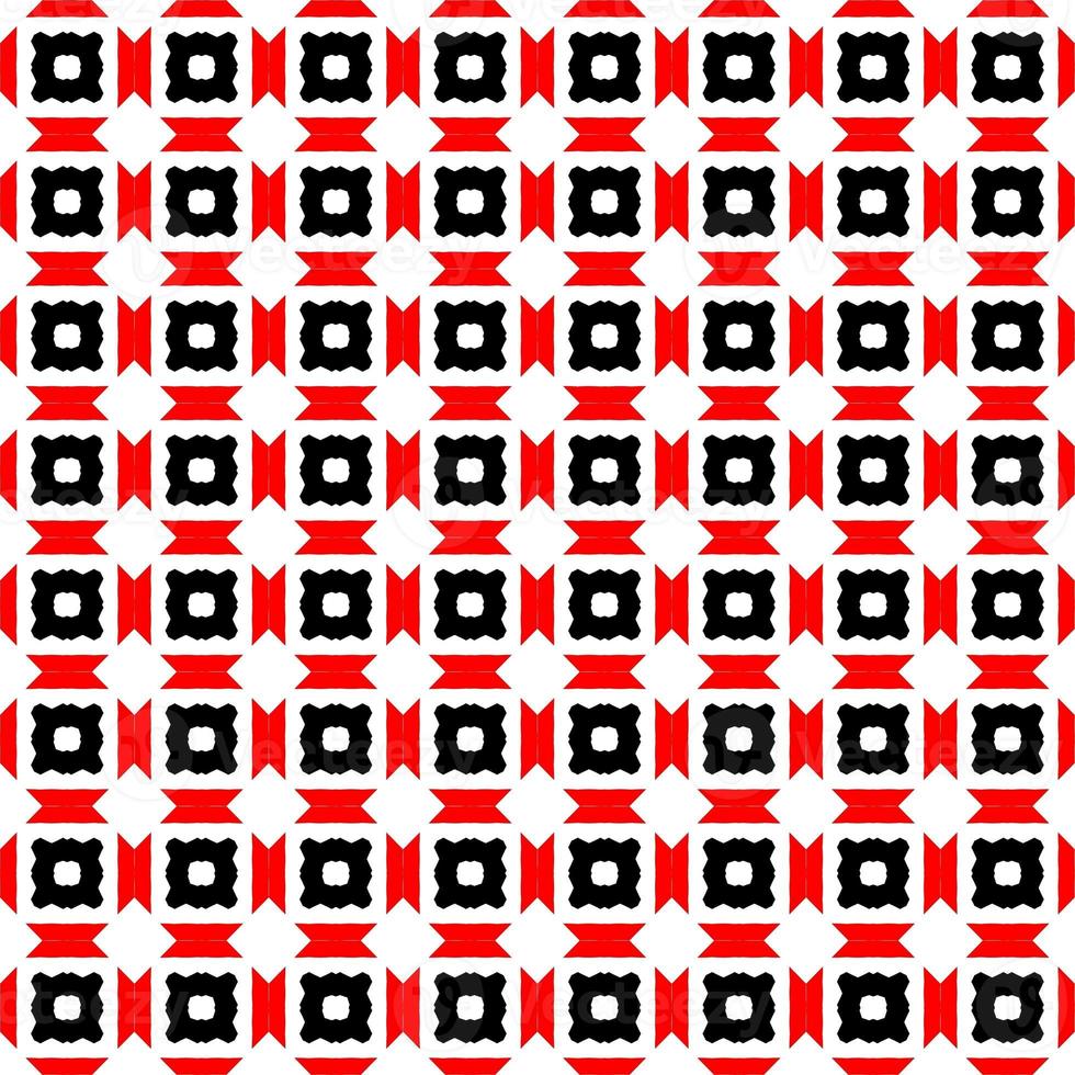 Monochrome linear pattern, diamond, square, seamless vector background.Black rhombus on white background photo