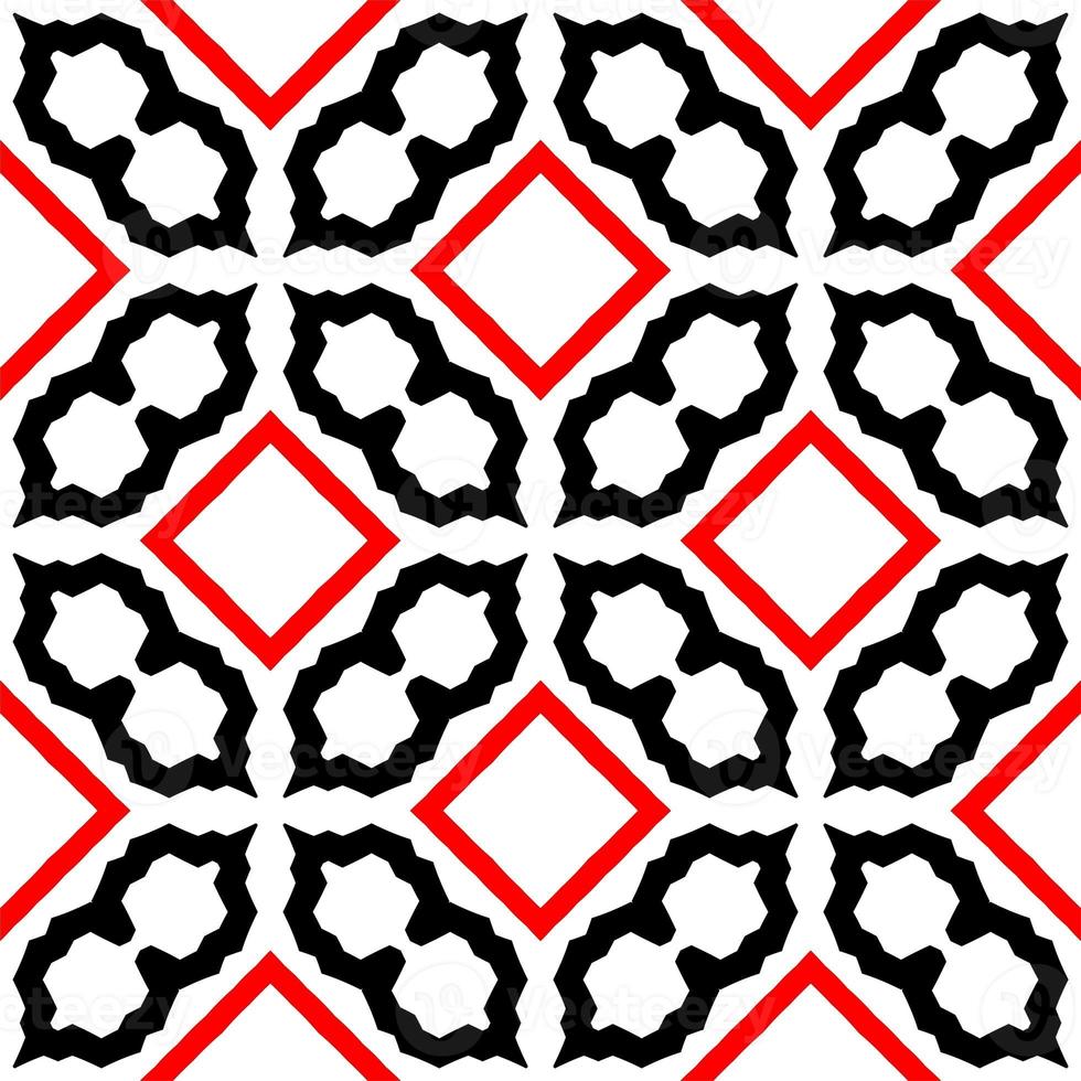 Monochrome linear pattern, diamond, square, seamless vector background.Black rhombus on white background photo