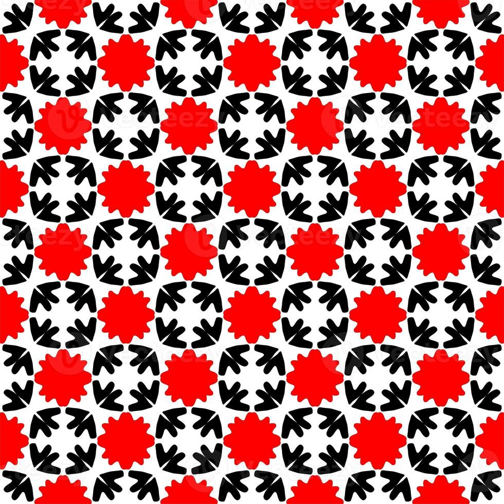 Abstract geometric seamless pattern.Modern geometric background with Bold Lines.seamless Russian style black Geometric background.Tile seamless pattern. Black and white geometric background. photo