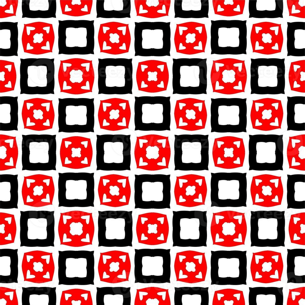 Abstract geometric seamless pattern.Modern geometric background with Bold Lines.seamless Russian style black Geometric background.Tile seamless pattern. Black and white geometric background. photo