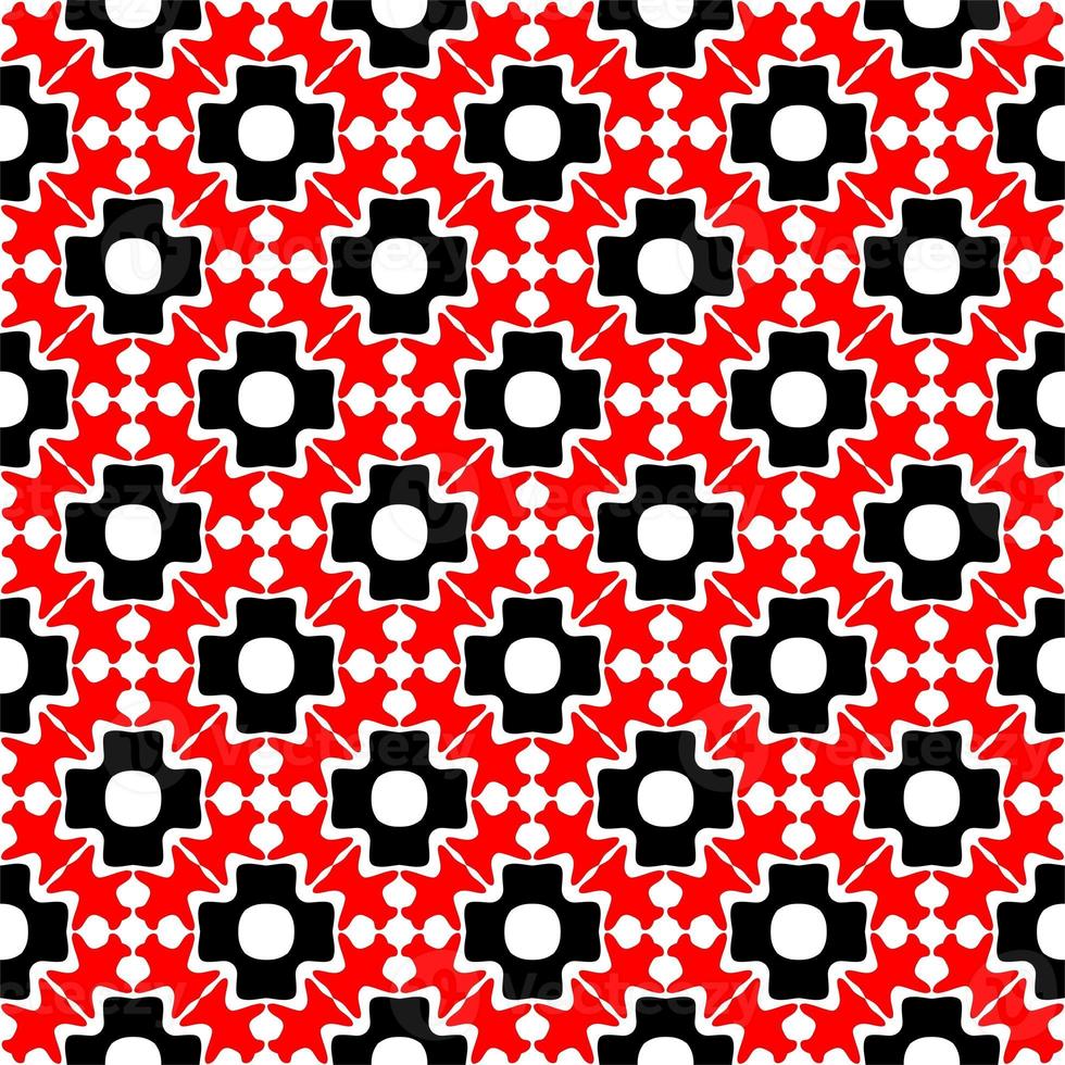 Abstract geometric seamless pattern.Modern geometric background with Bold Lines.seamless Russian style black Geometric background.Tile seamless pattern. Black and white geometric background. photo