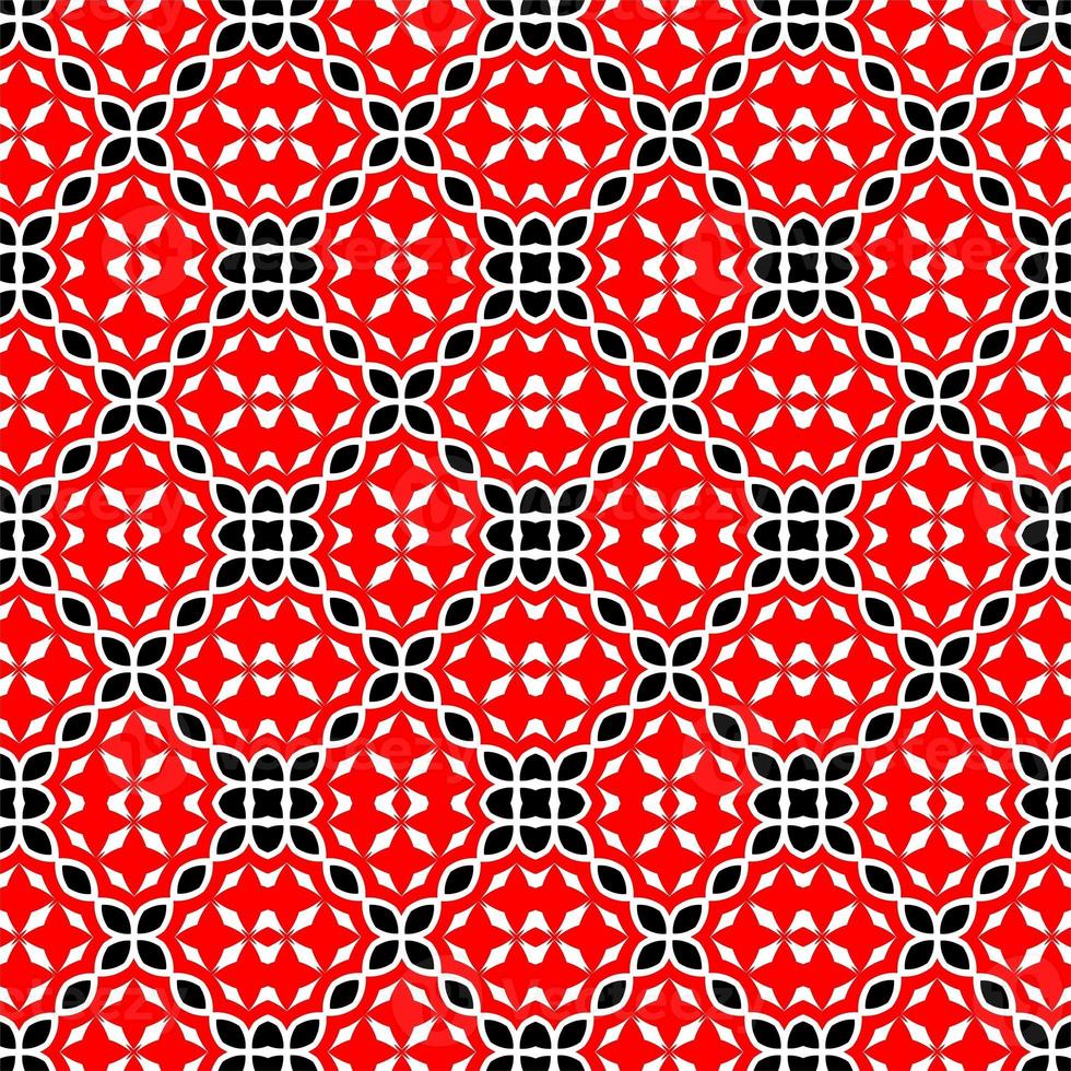 Abstract geometric seamless pattern.Modern geometric background with Bold Lines.seamless Russian style black Geometric background.Tile seamless pattern. Black and white geometric background. photo