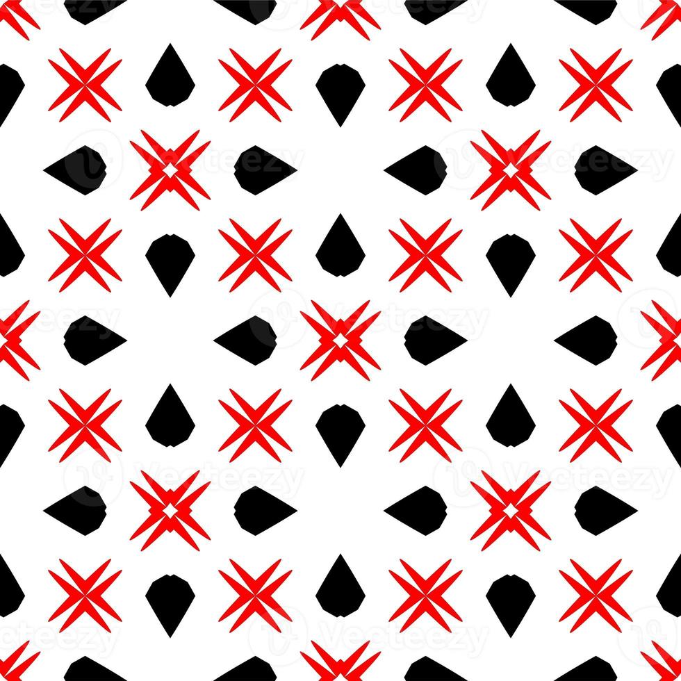 Abstract geometric seamless pattern.Modern geometric background with Bold Lines.seamless Russian style black Geometric background.Tile seamless pattern. Black and white geometric background. photo