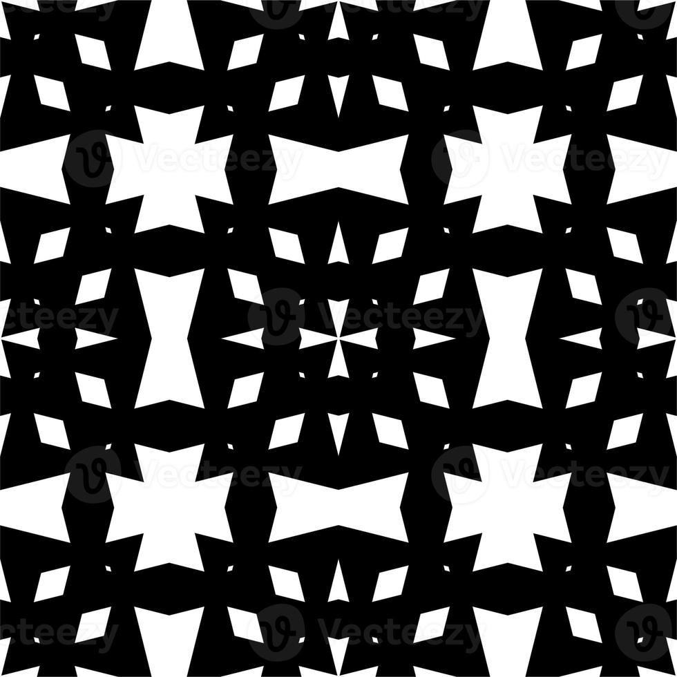 Monochrome linear pattern, diamond, square, seamless vector background.Black rhombus on white background photo