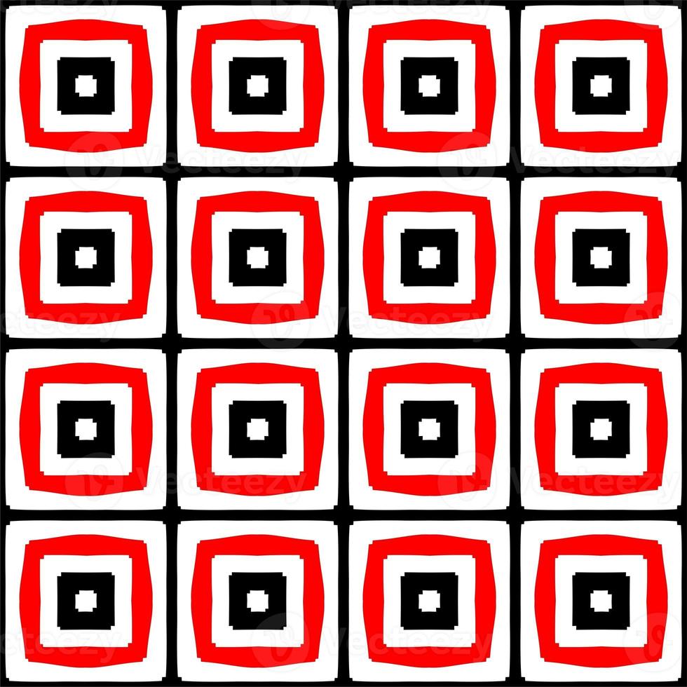 Monochrome linear pattern, diamond, square, seamless vector background.Black rhombus on white background photo