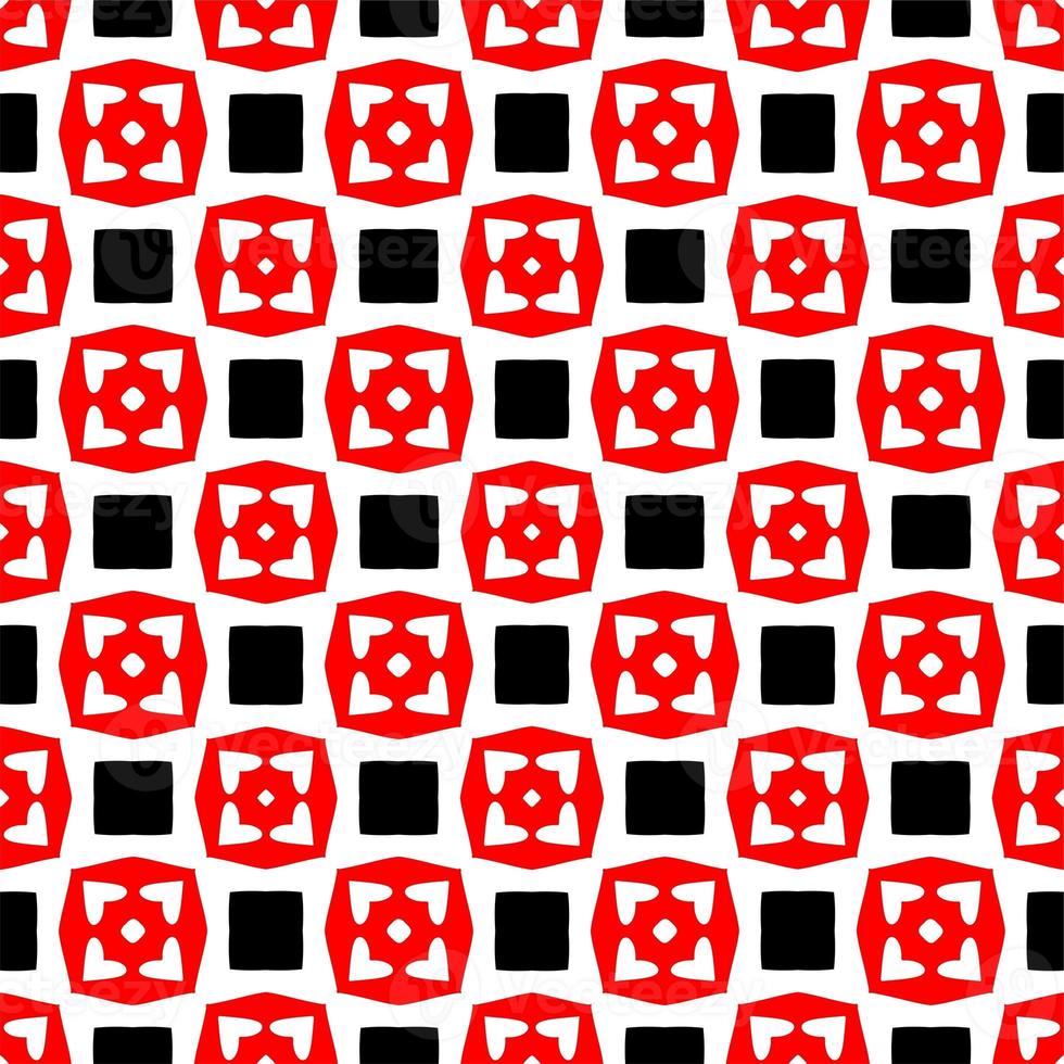 Abstract geometric seamless pattern.Modern geometric background with Bold Lines.seamless Russian style black Geometric background.Tile seamless pattern. Black and white geometric background. photo