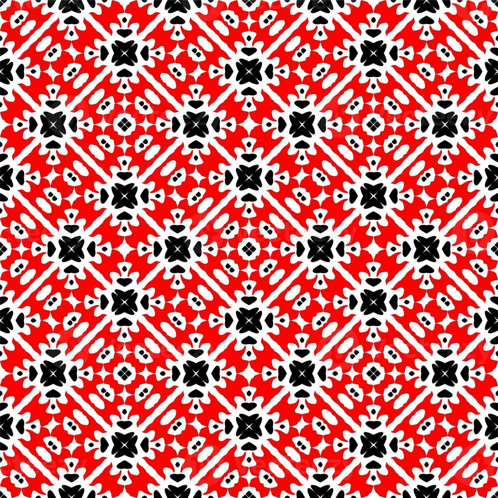 Abstract geometric seamless pattern.Modern geometric background with Bold Lines.seamless Russian style black Geometric background.Tile seamless pattern. Black and white geometric background. photo
