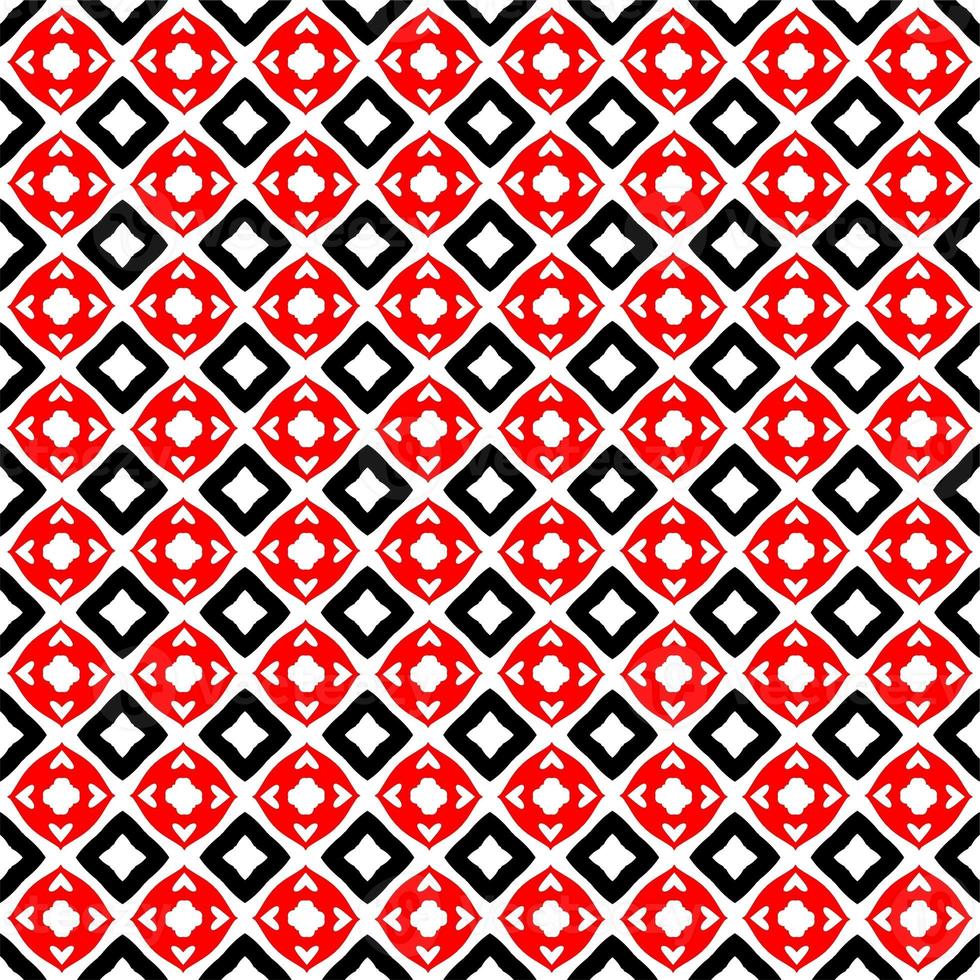 Abstract geometric seamless pattern.Modern geometric background with Bold Lines.seamless Russian style black Geometric background.Tile seamless pattern. Black and white geometric background. photo