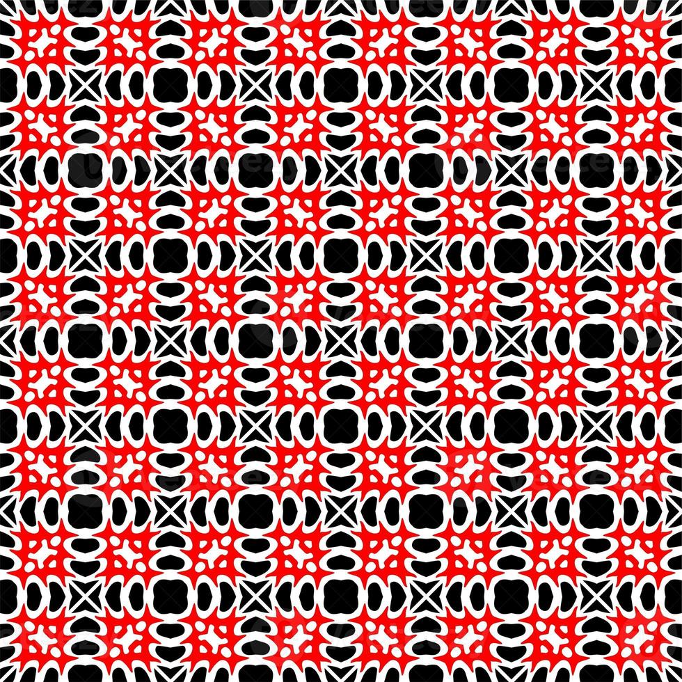 Abstract geometric seamless pattern.Modern geometric background with Bold Lines.seamless Russian style black Geometric background.Tile seamless pattern. Black and white geometric background. photo