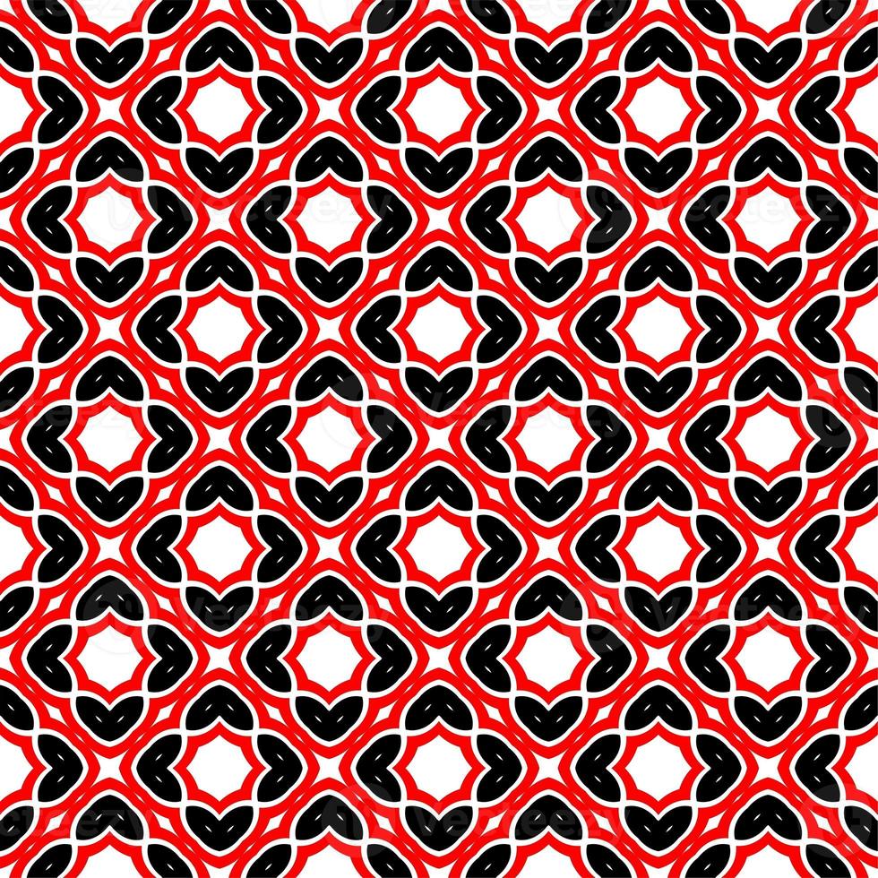 Abstract geometric seamless pattern.Modern geometric background with Bold Lines.seamless Russian style black Geometric background.Tile seamless pattern. Black and white geometric background. photo