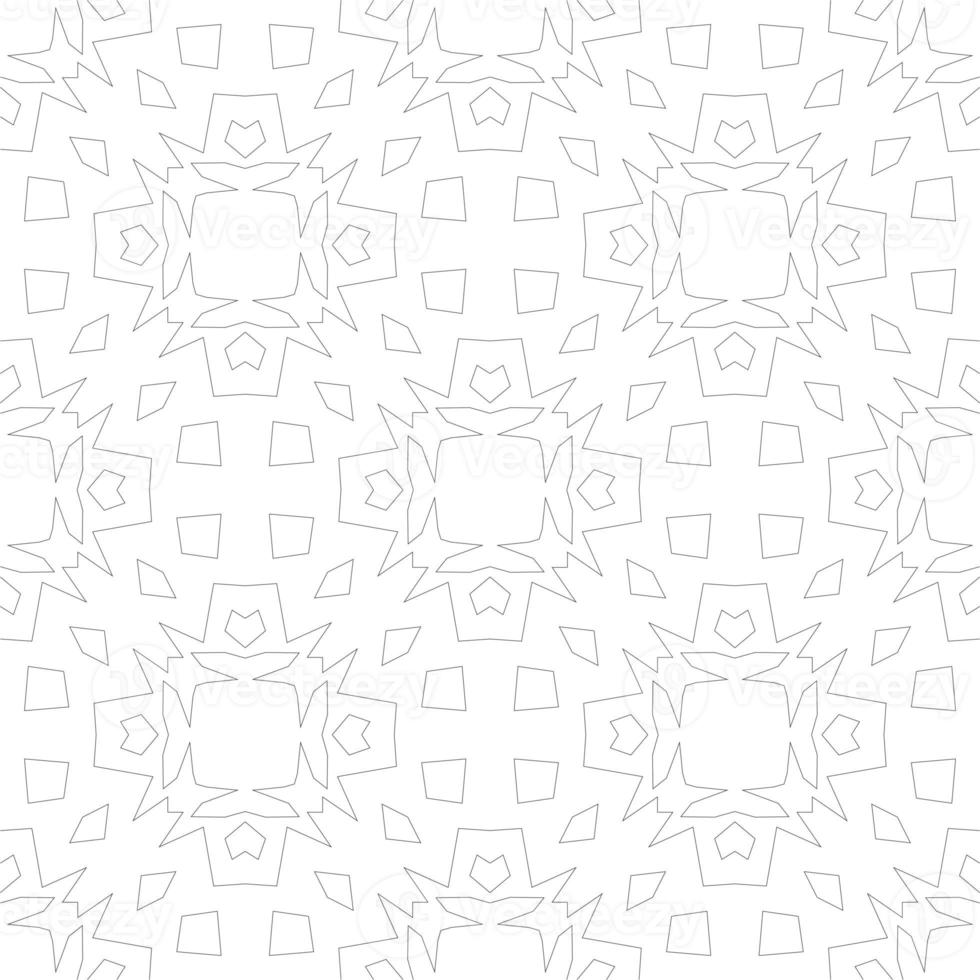 Monochrome linear pattern, diamond, square, seamless vector background.Black rhombus on white background photo