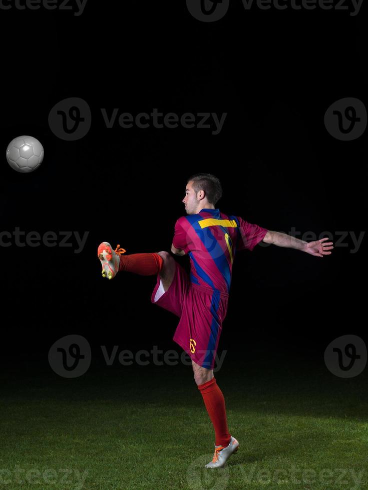 Soccer player view photo