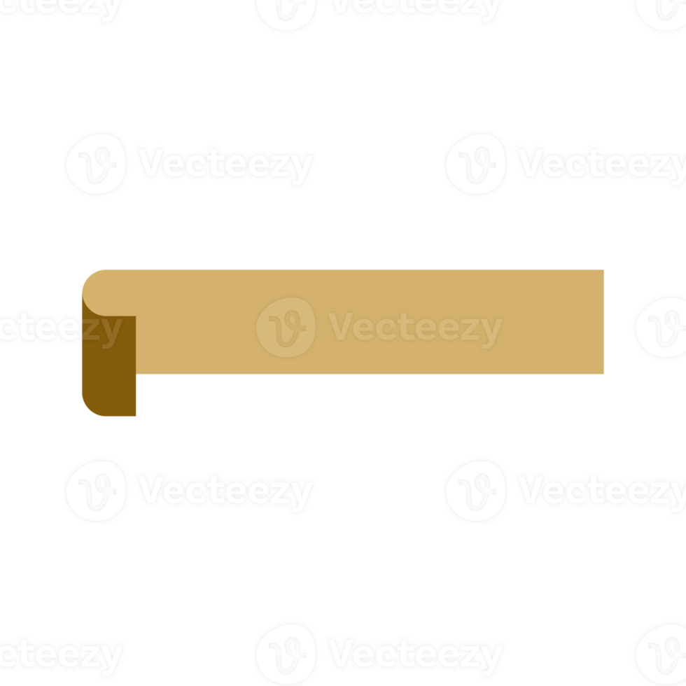 ribbon illustrations in golden color. set of empty element decoration for text copy space. elegant for highlight, title, badge, sale decoration, etc png