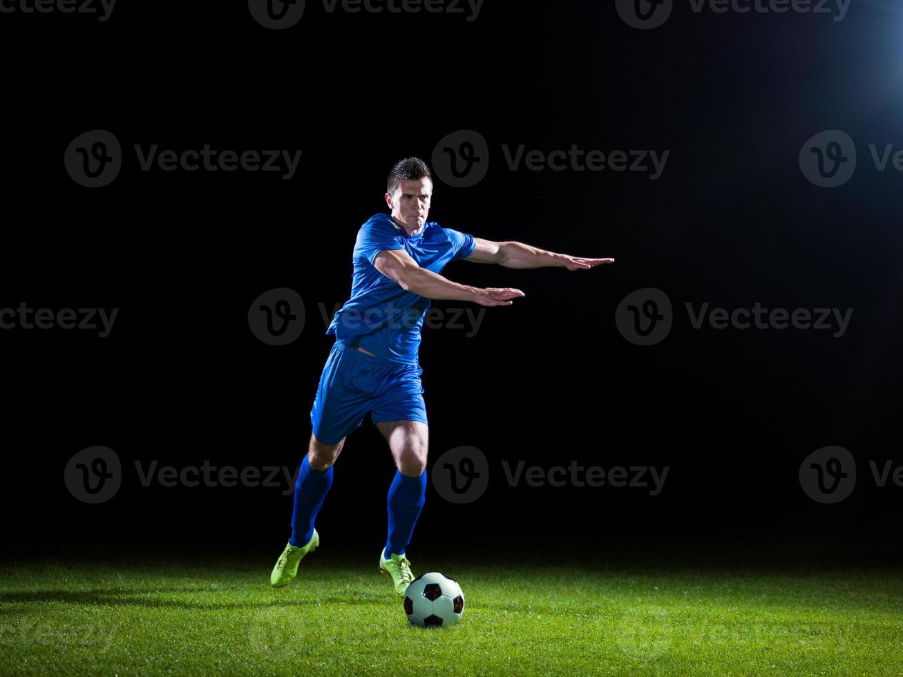 Soccer player view photo