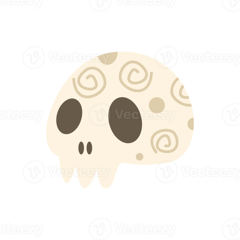 Cute - for halloween illustration in childish style. Simple and funny horror design element png