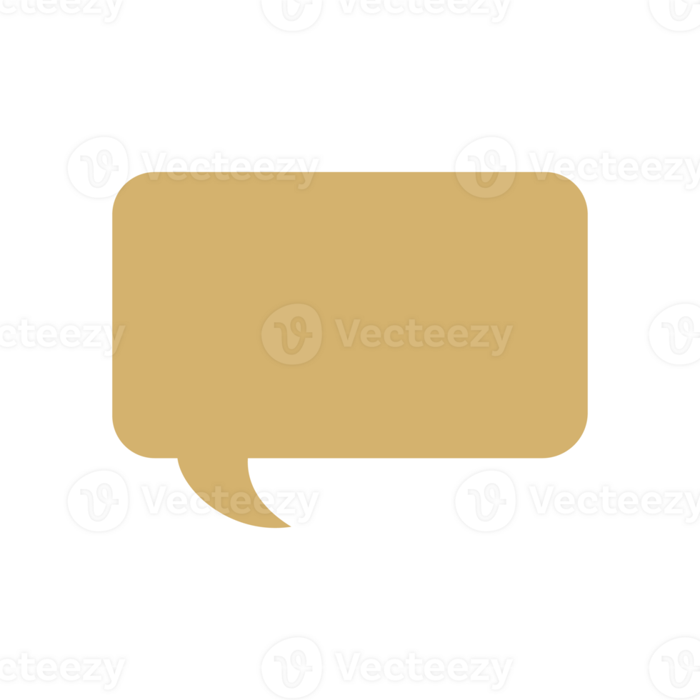 basic shape design element in golden color png