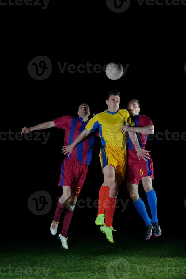 Soccer player view photo