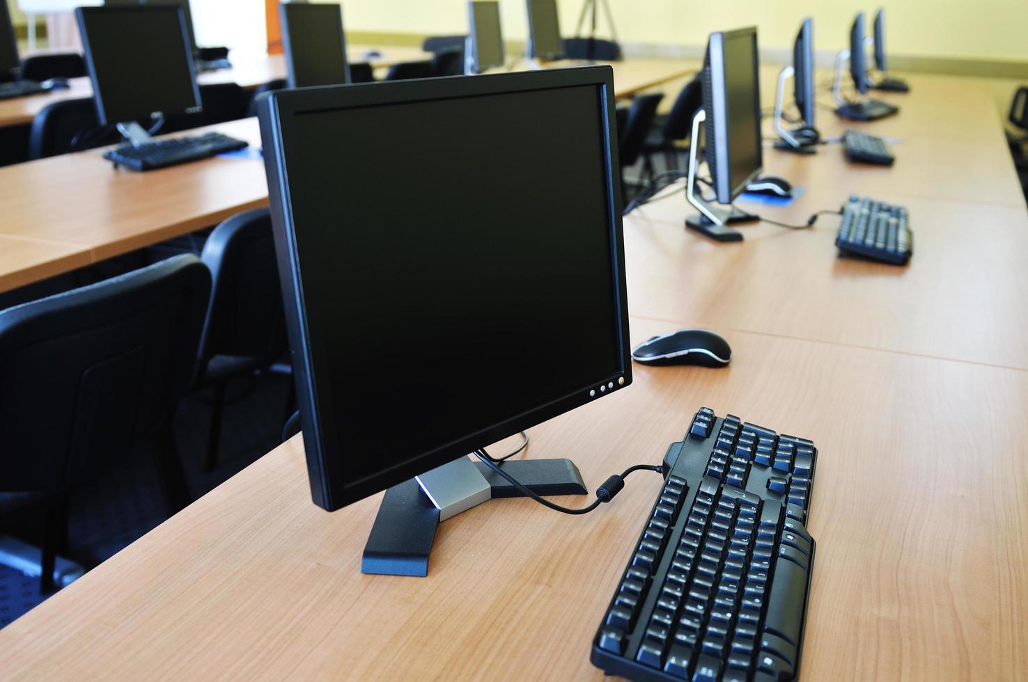 classroom computers view photo