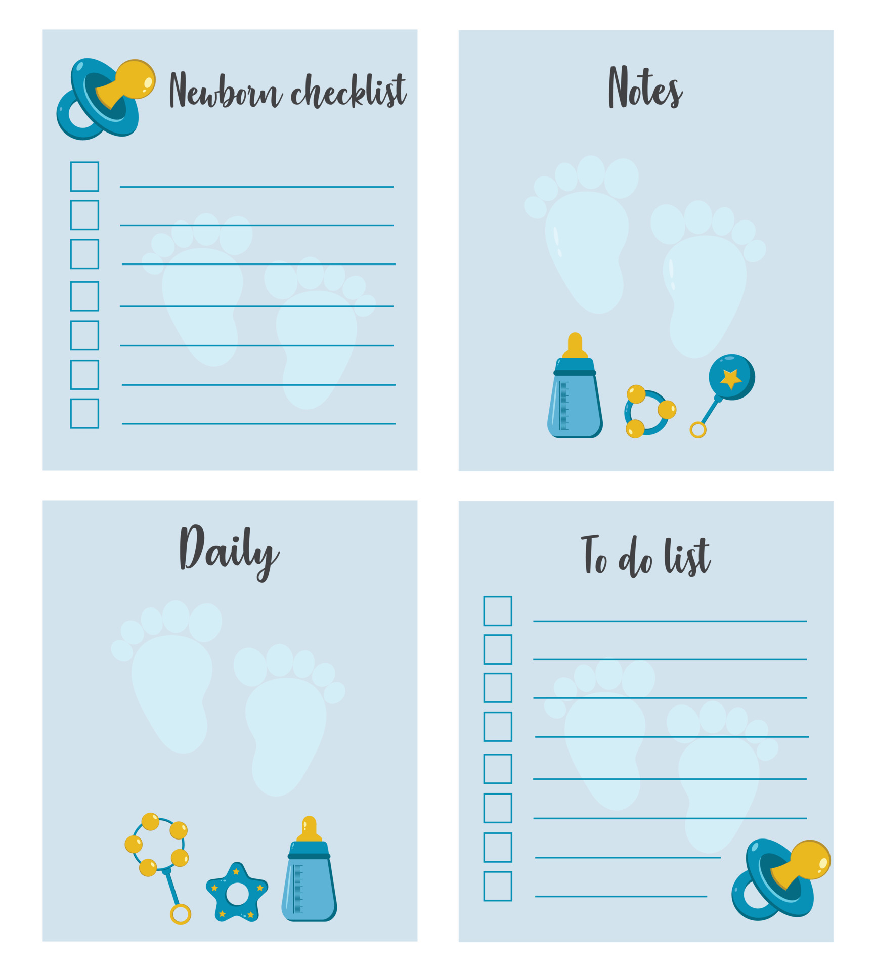 Newborn baby boy items list 2025