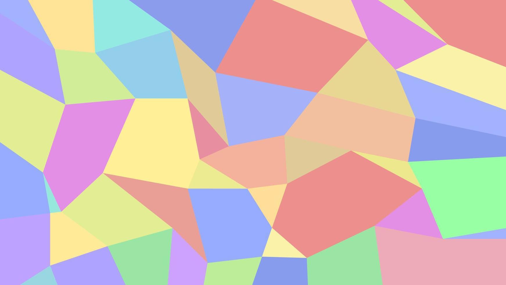 ilustración de fondo de polígono geométrico colorido abstracto, perfecto para papel tapiz, telón de fondo, postal, fondo vector