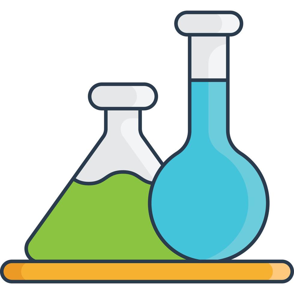 Chemistry Beaker glass vector