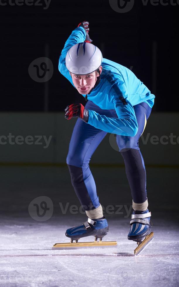 Speed skating view photo