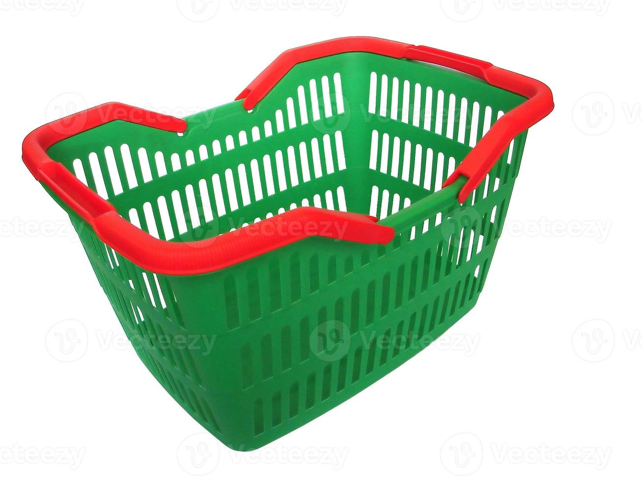 Green shopping cart photo