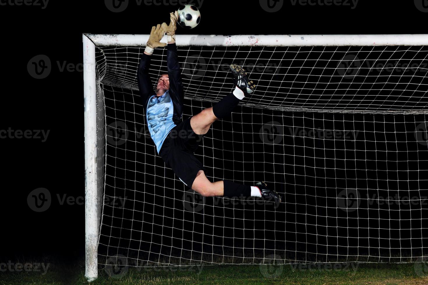 vista de jugador de futbol foto