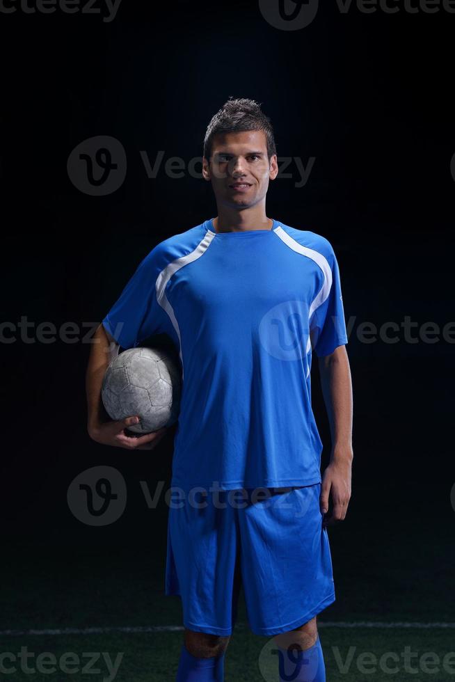 Soccer player view photo