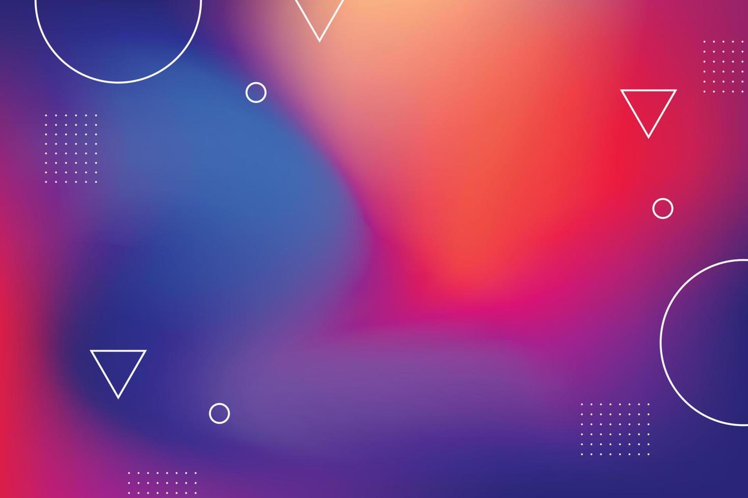 Gradient abstract neon background vector