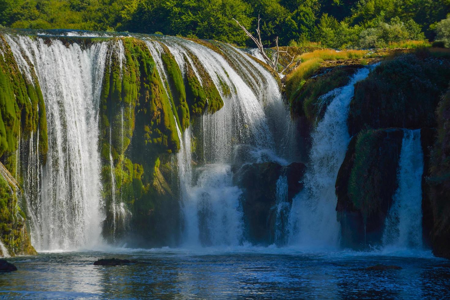 View of a waterfall photo