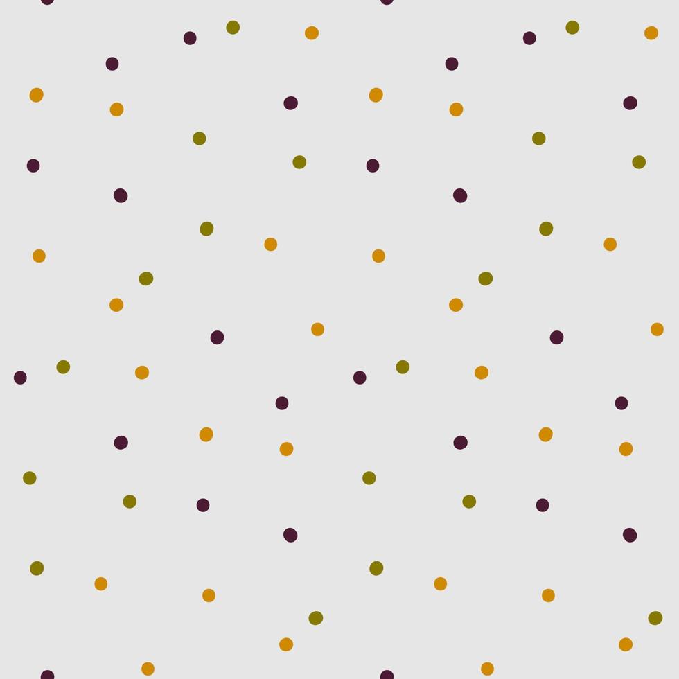 Halloween pattern with dots vector