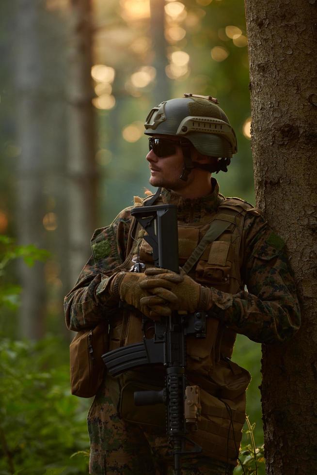 soldier portrait view photo