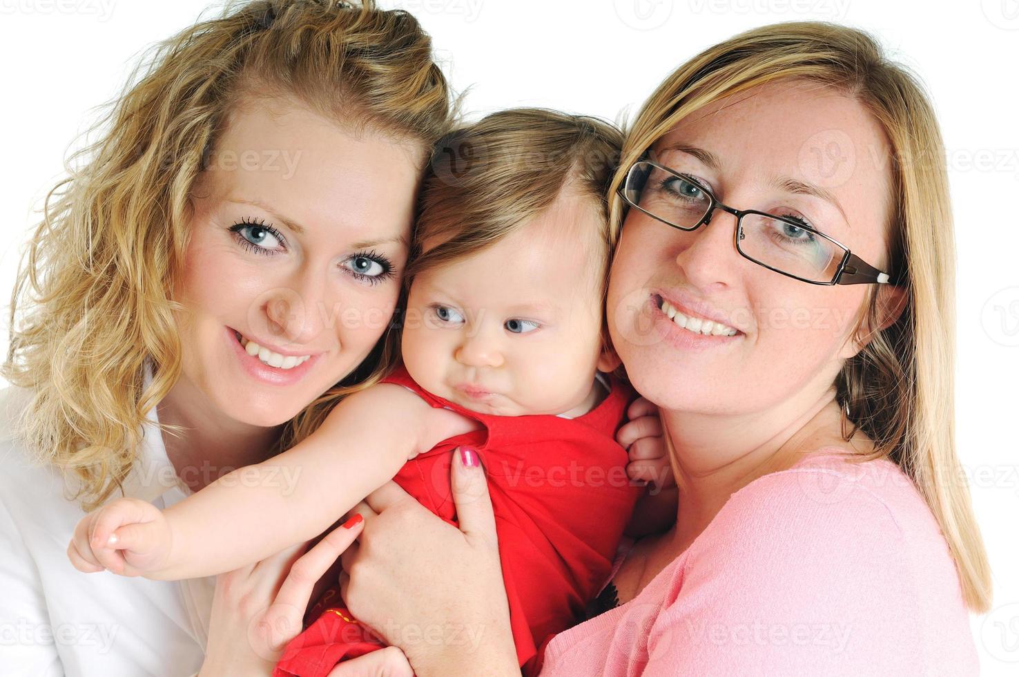 Parents and child photo