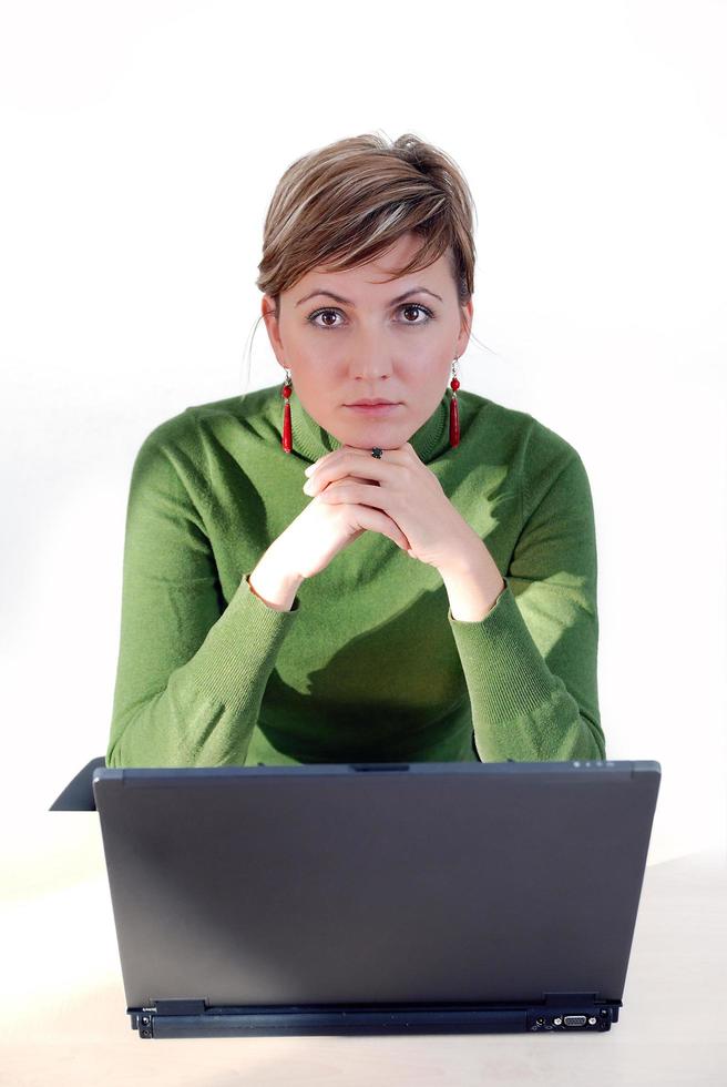 Business woman portrait photo