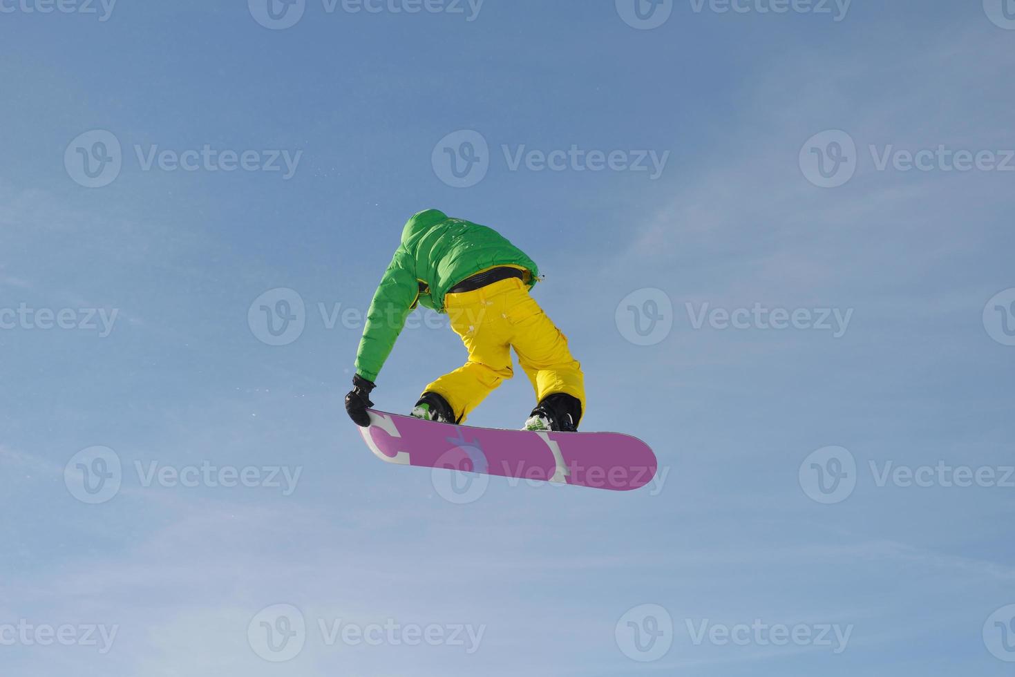 Ski jump view photo