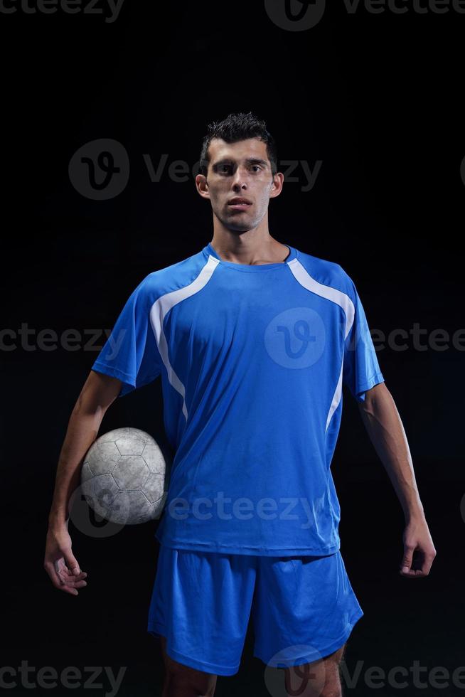 Soccer player view photo