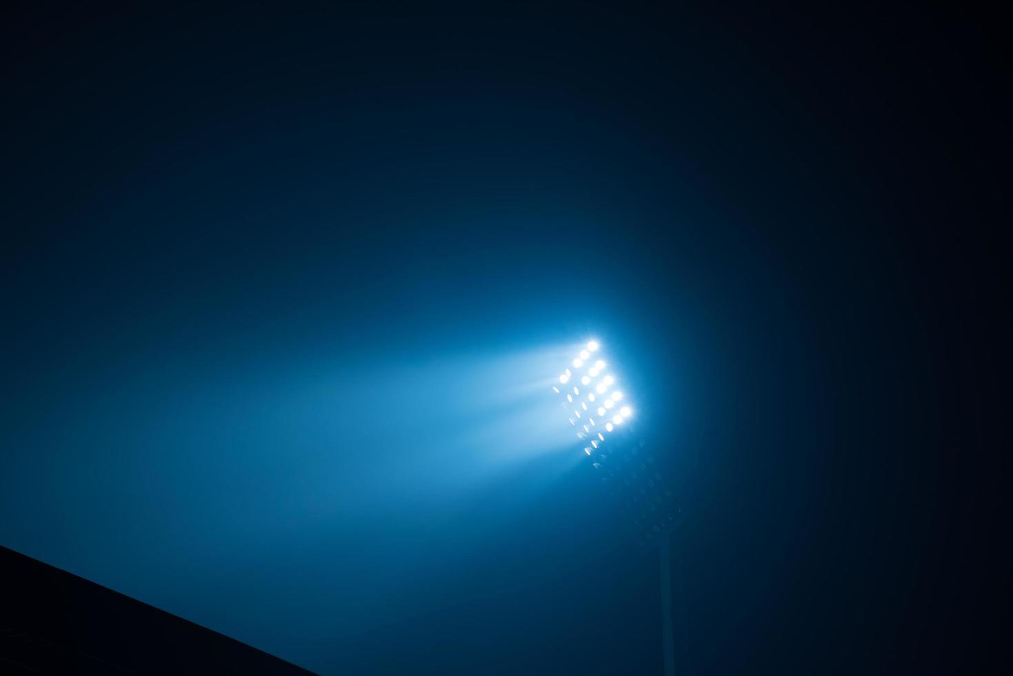 vista de las luces del estadio foto