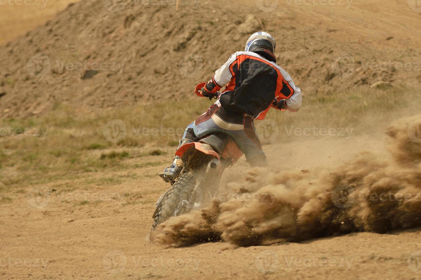 Motocross bike race photo