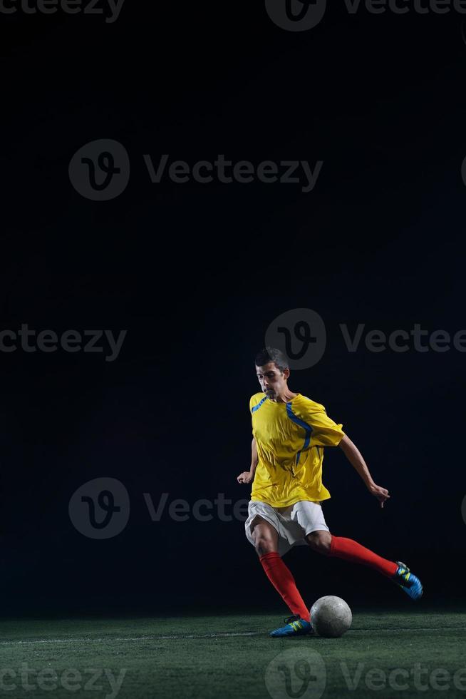 Soccer player view photo