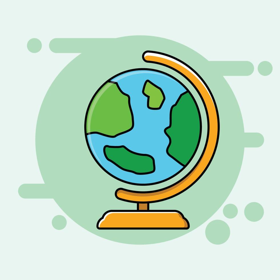 Globe vector cartoon