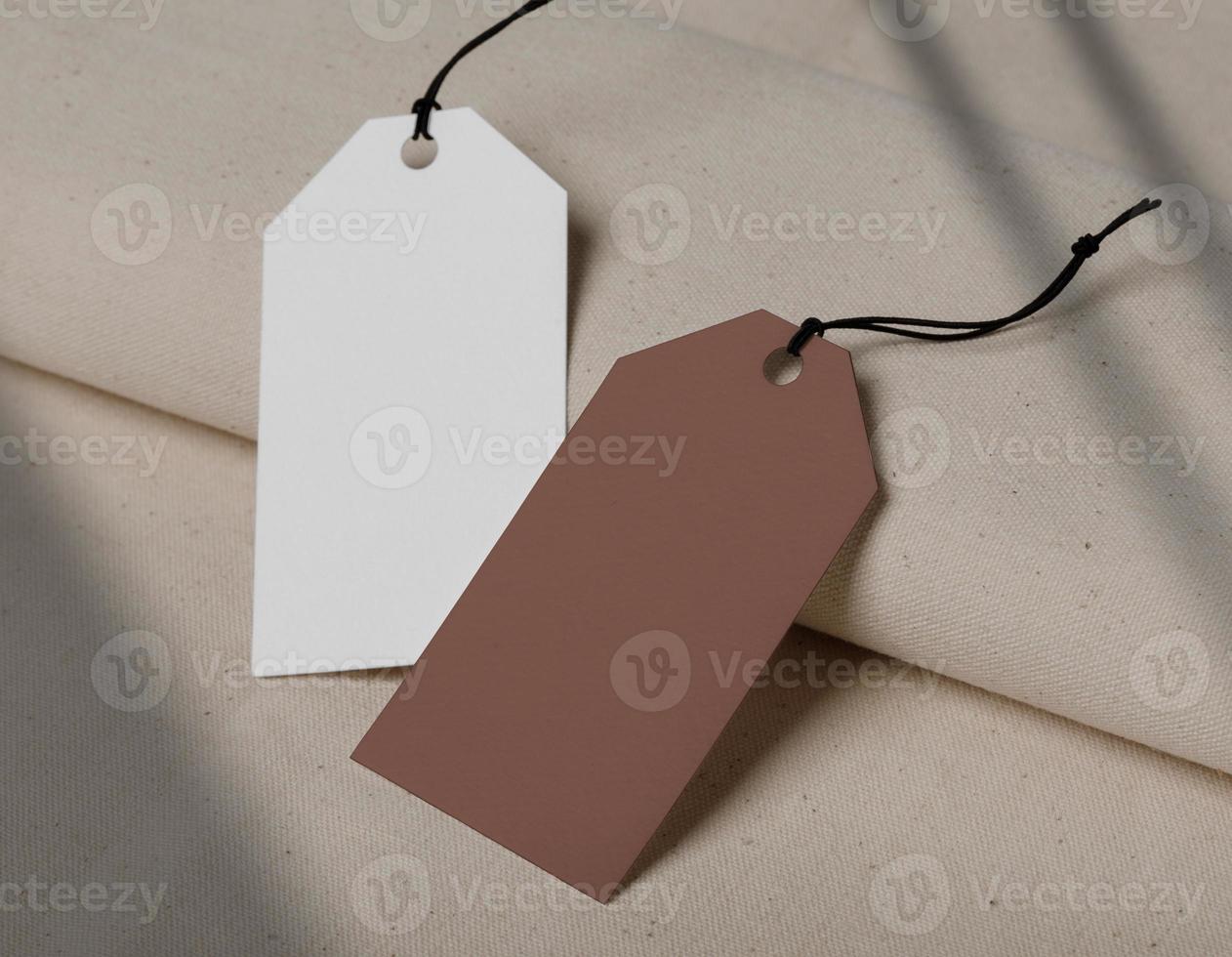 Label Tag mockup template photo