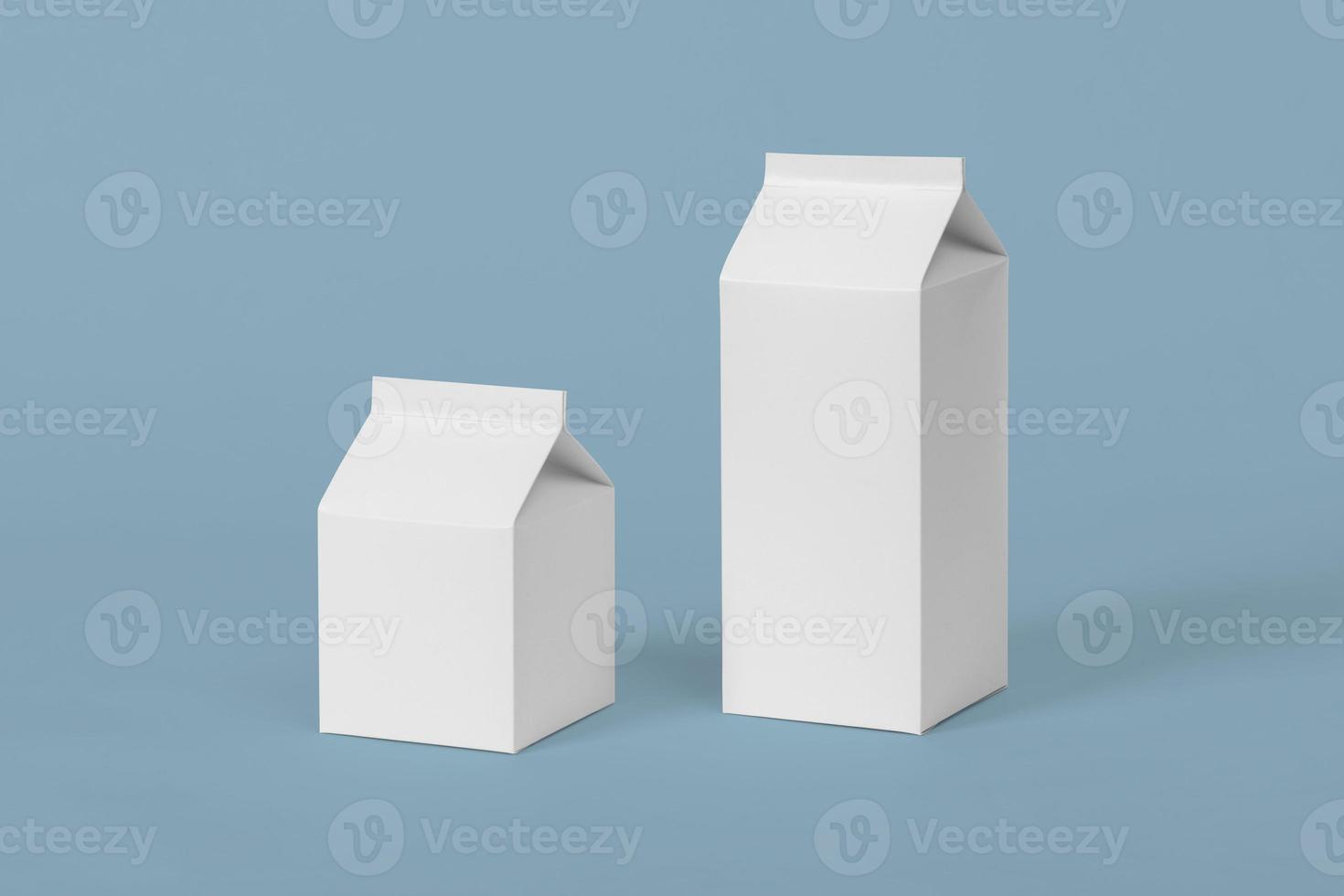 Milk container box packaging mockup with copy space for your logo or graphic design photo