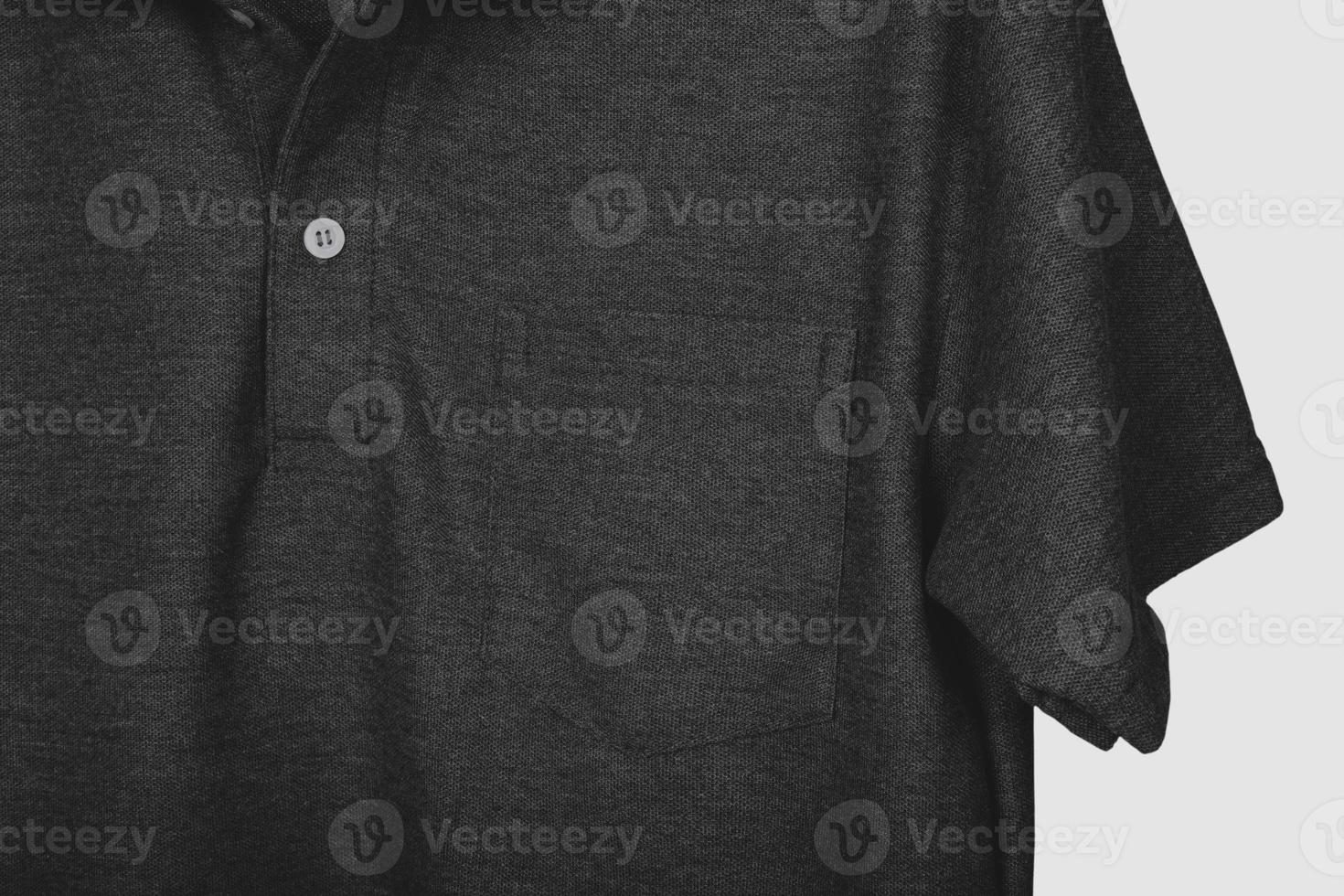 Polo shirt mockup template with pocket with copy space for your logo or graphic design photo